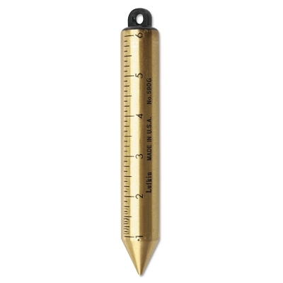 PLUMB BOB GRA 20OZ BRASS INAGE